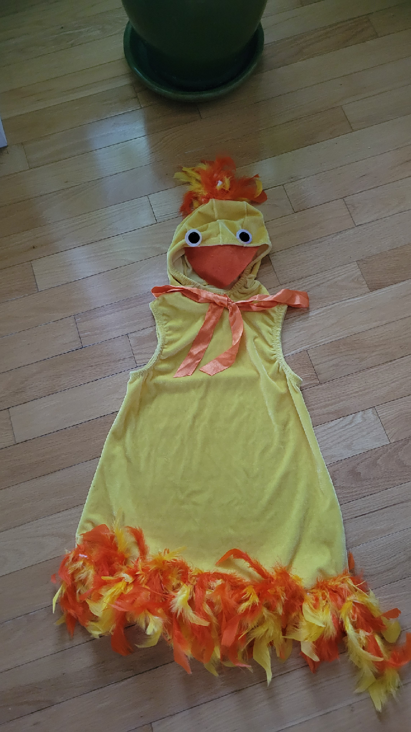 Super Cute Yellow Duck Costume Size 4 to 6 Years Old