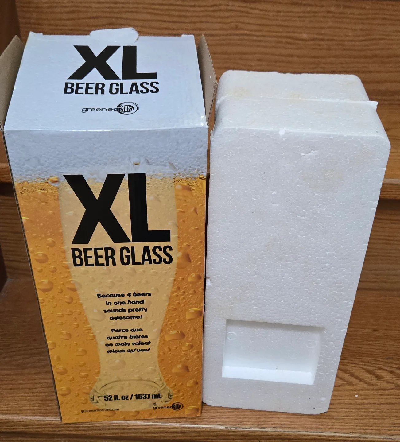 Greenedition XL Beer Glass with Public Toilet Survival Kit image indicator(2)