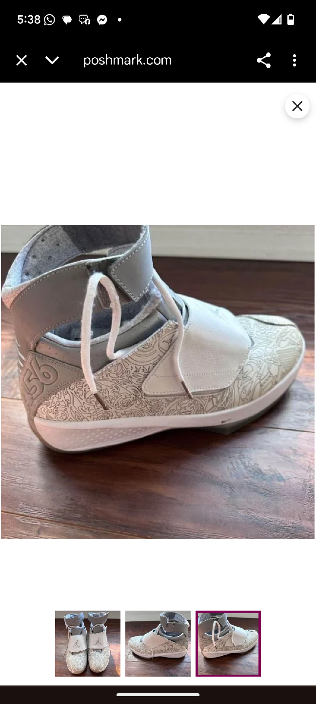 Jordan 20 Laser ”30 Yrs Anniversary "White/Grey Shoes - photo 3
