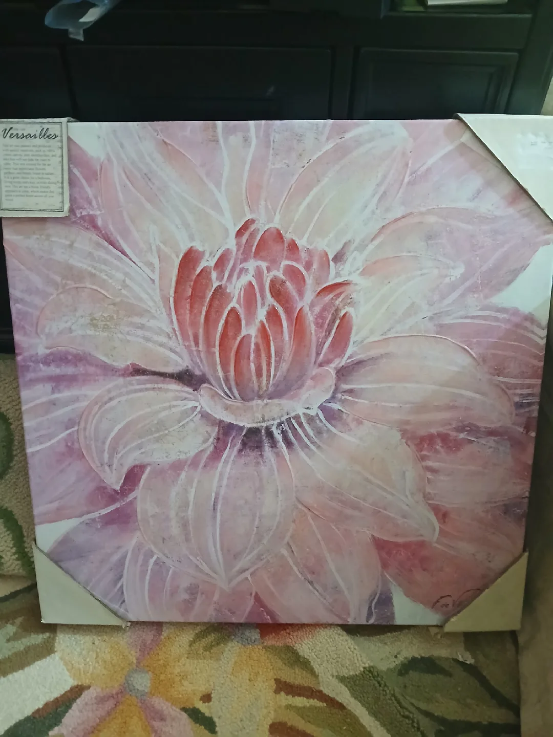 Versailles Canvas Flower Wall Art image indicator(2)