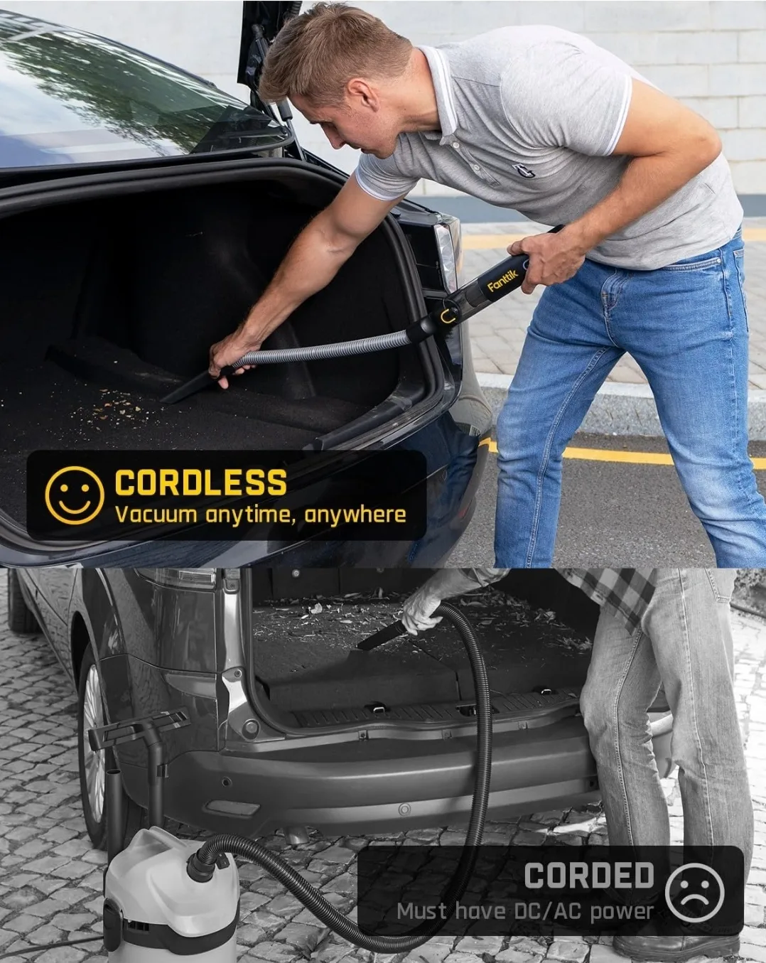 Fanttik Cordless Car Vacuum Cleaner image indicator(3)