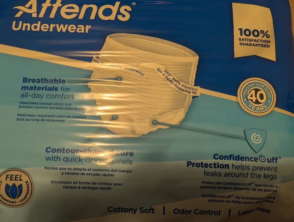 Attends Underwear - Size M - unisex image indicator(3)