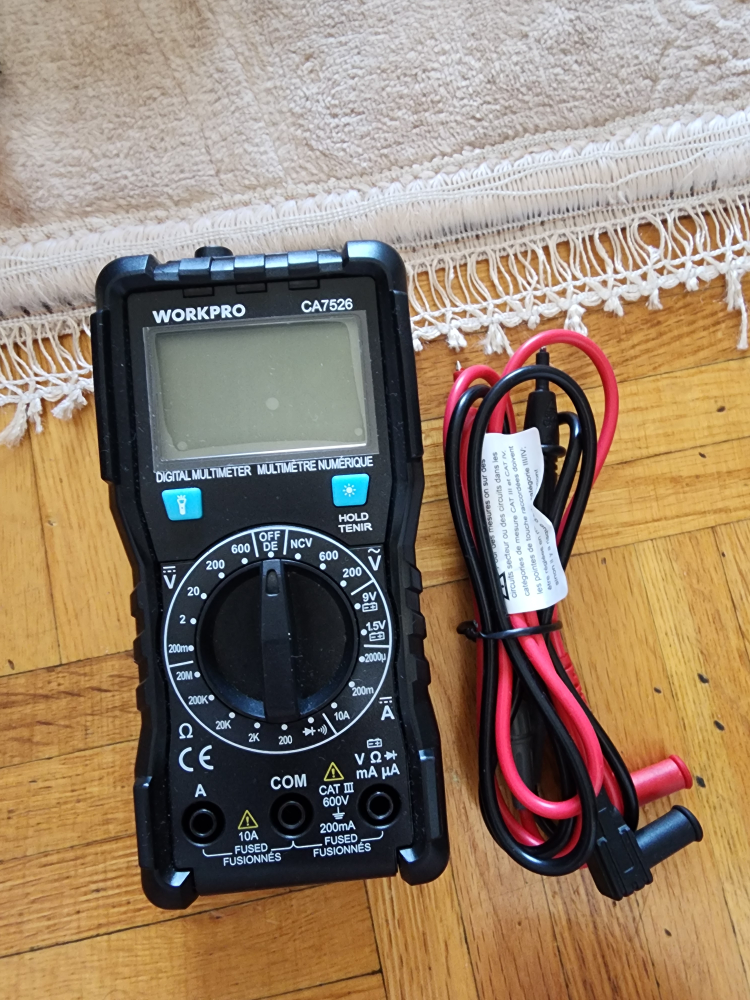 WORKPRO CA7526 Digital Multimeter, new