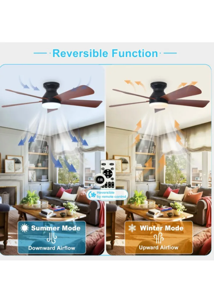 DEPULEY 42-inch Ceiling Fan with Remote image indicator(2)