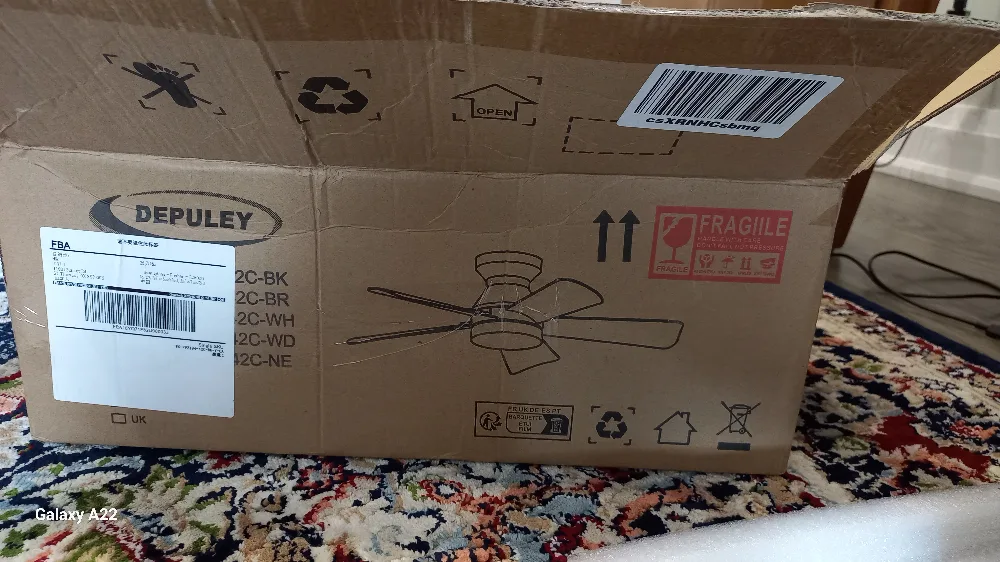 DEPULEY 42-inch Ceiling Fan with Remote image indicator(5)