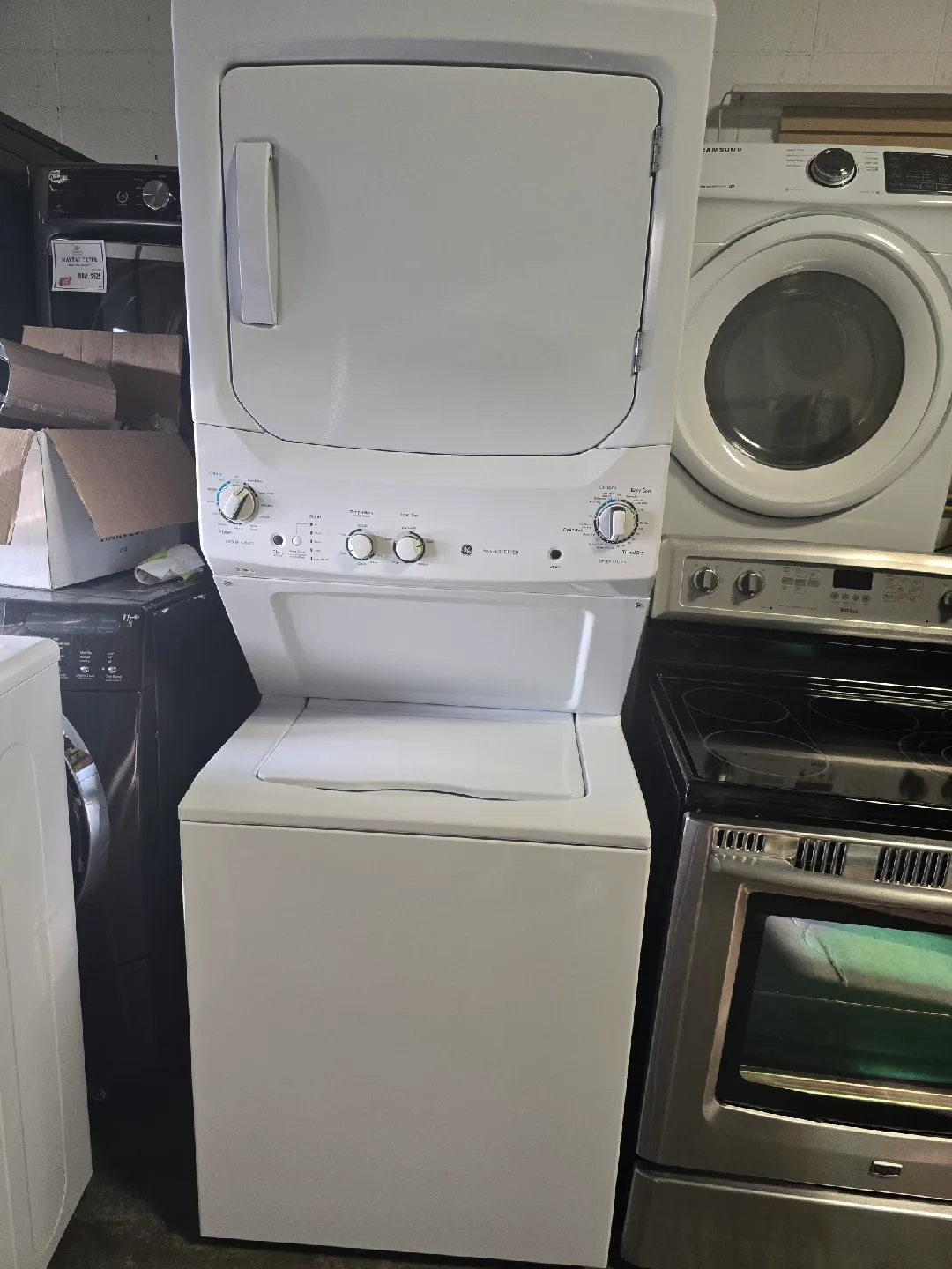 GE Stackable Washer and Dryer thumbnail