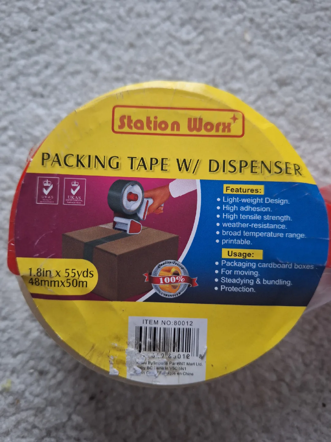 NEW Packing Tape w/ Dispenser image indicator(3)