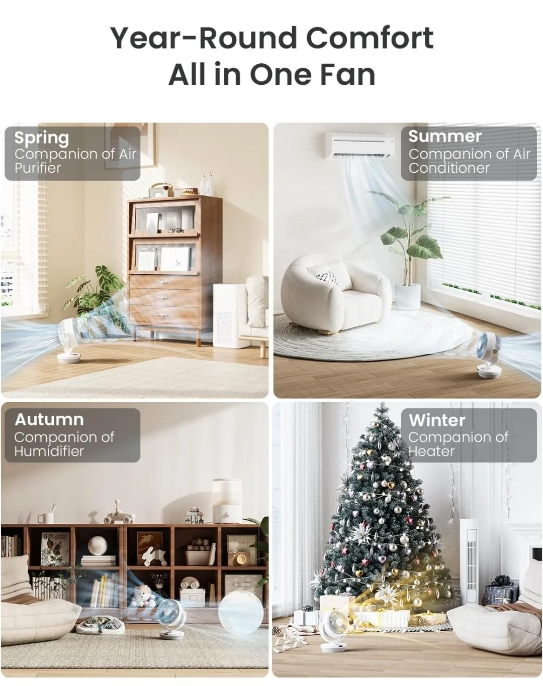 Pntck 13" Air Circulator Fan - Like New! image indicator(8)