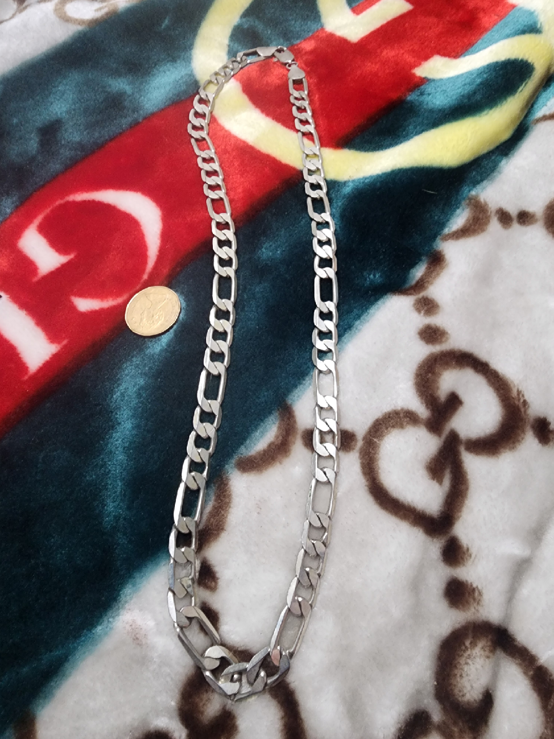 Silver Figaro Chain Necklace
