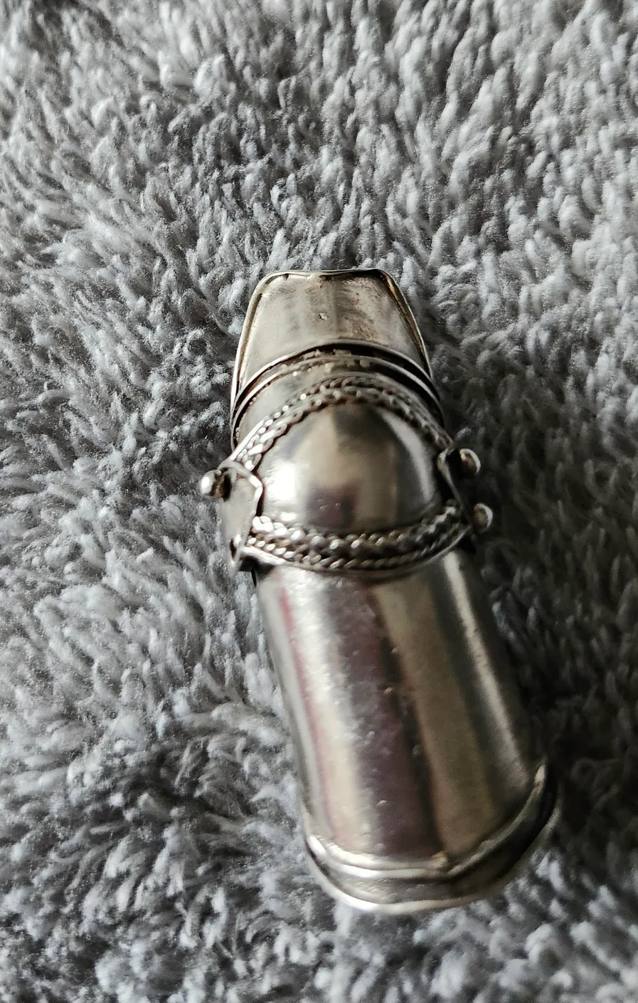 Silver Full Finger Ring image indicator(3)