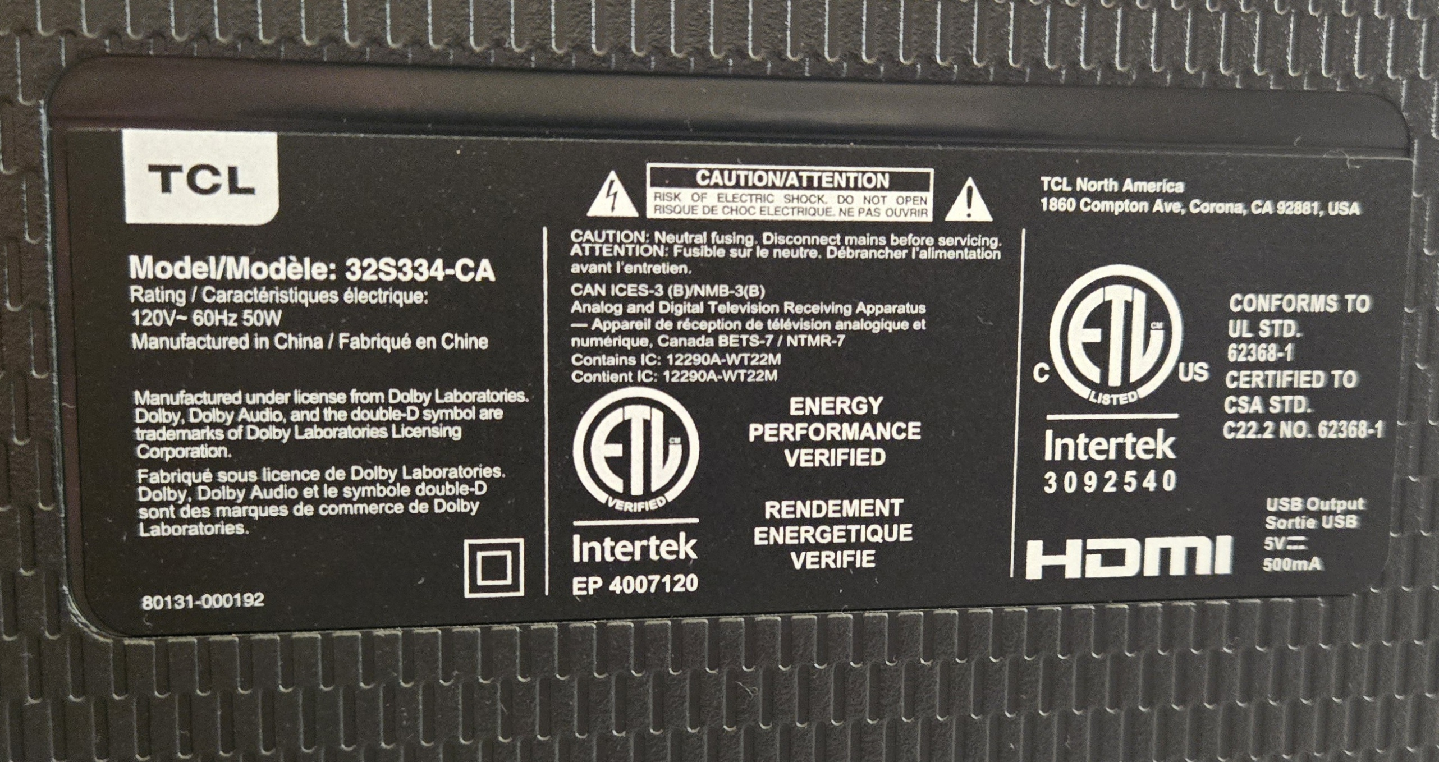 TCL 32S334-CA 32" Smart TV - photo 3