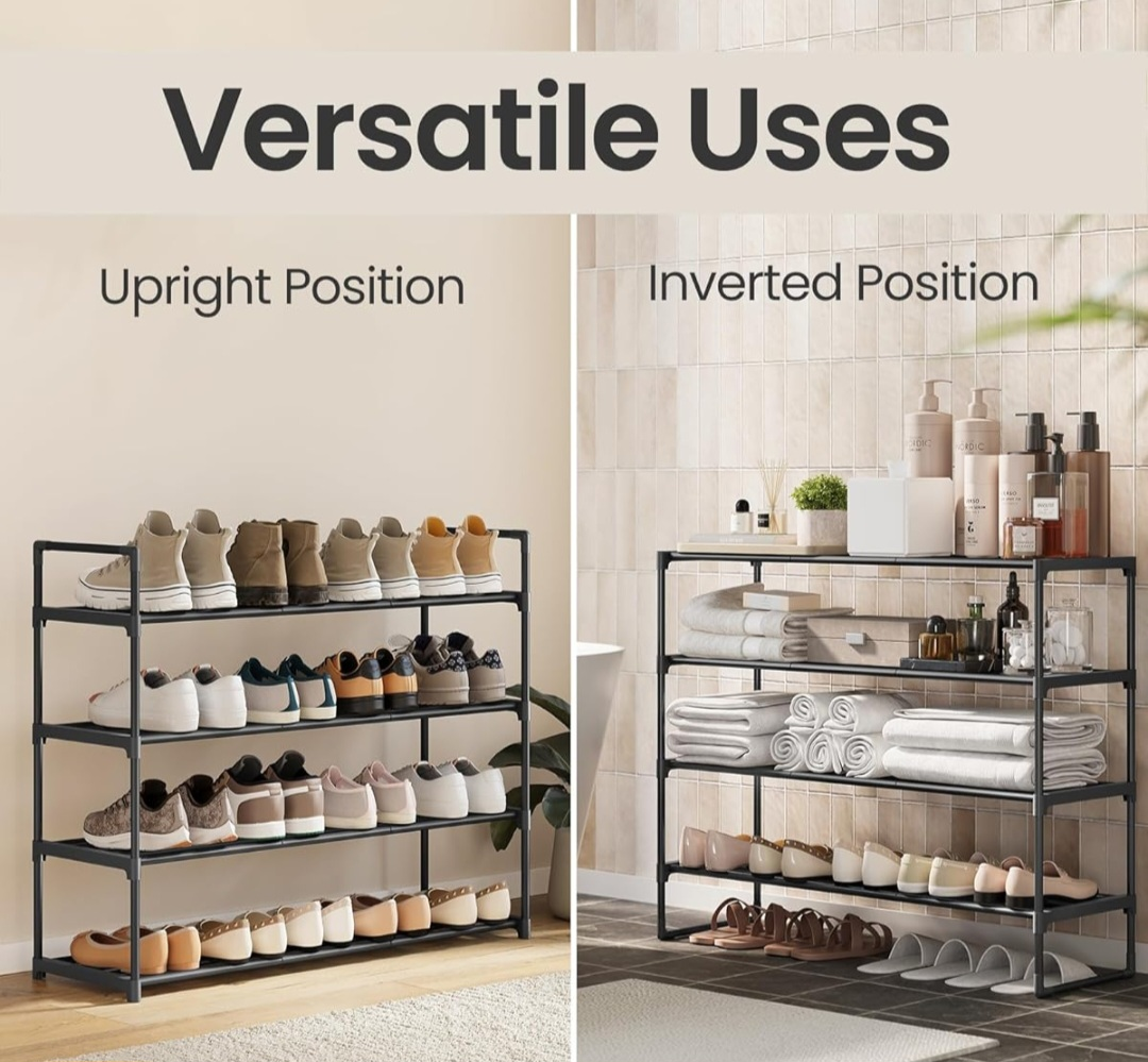 SONGMICS 4-Tier Shoe Rack Organizer - photo 4