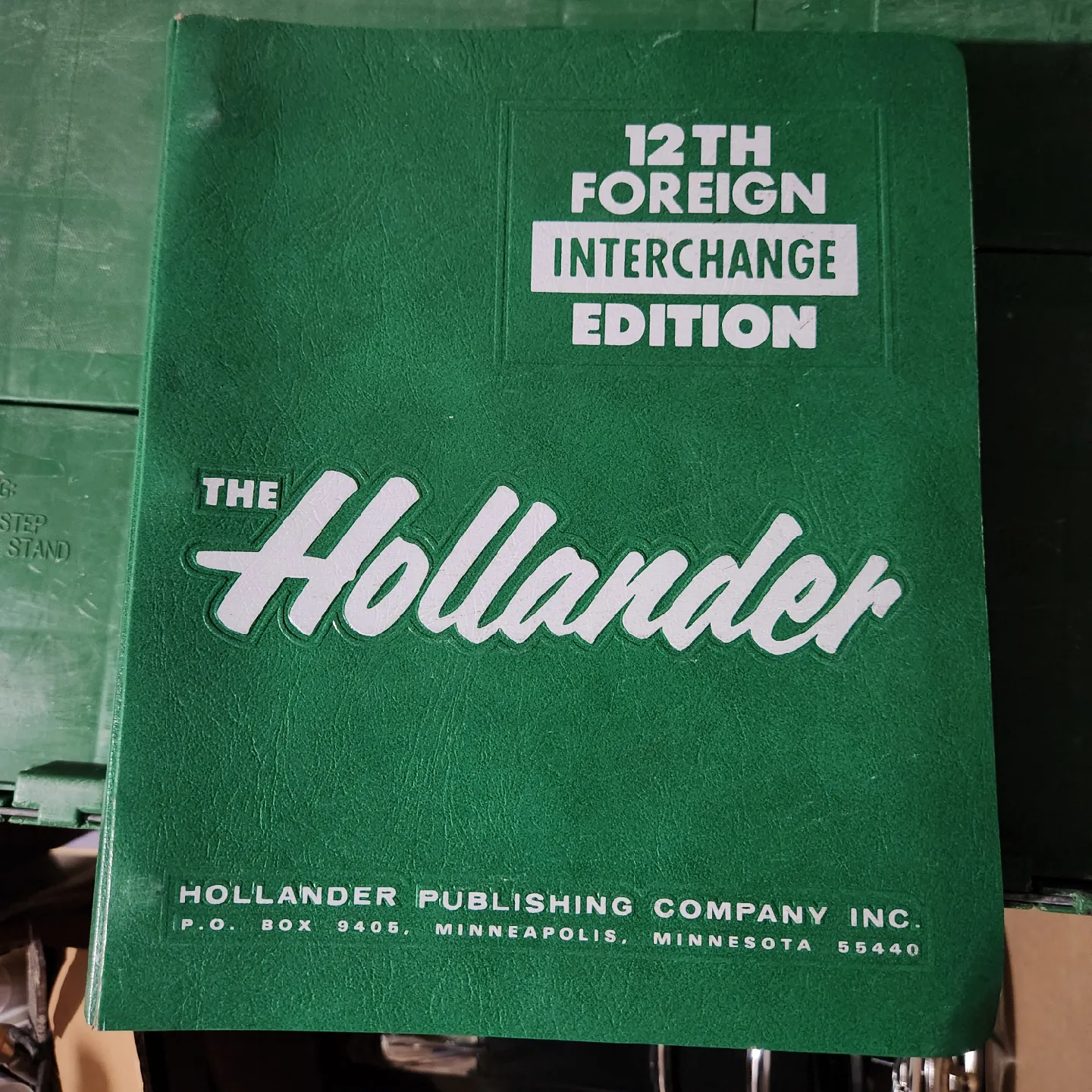 Hollander Foreign car part Interchange Manual 12th Edition thumbnail