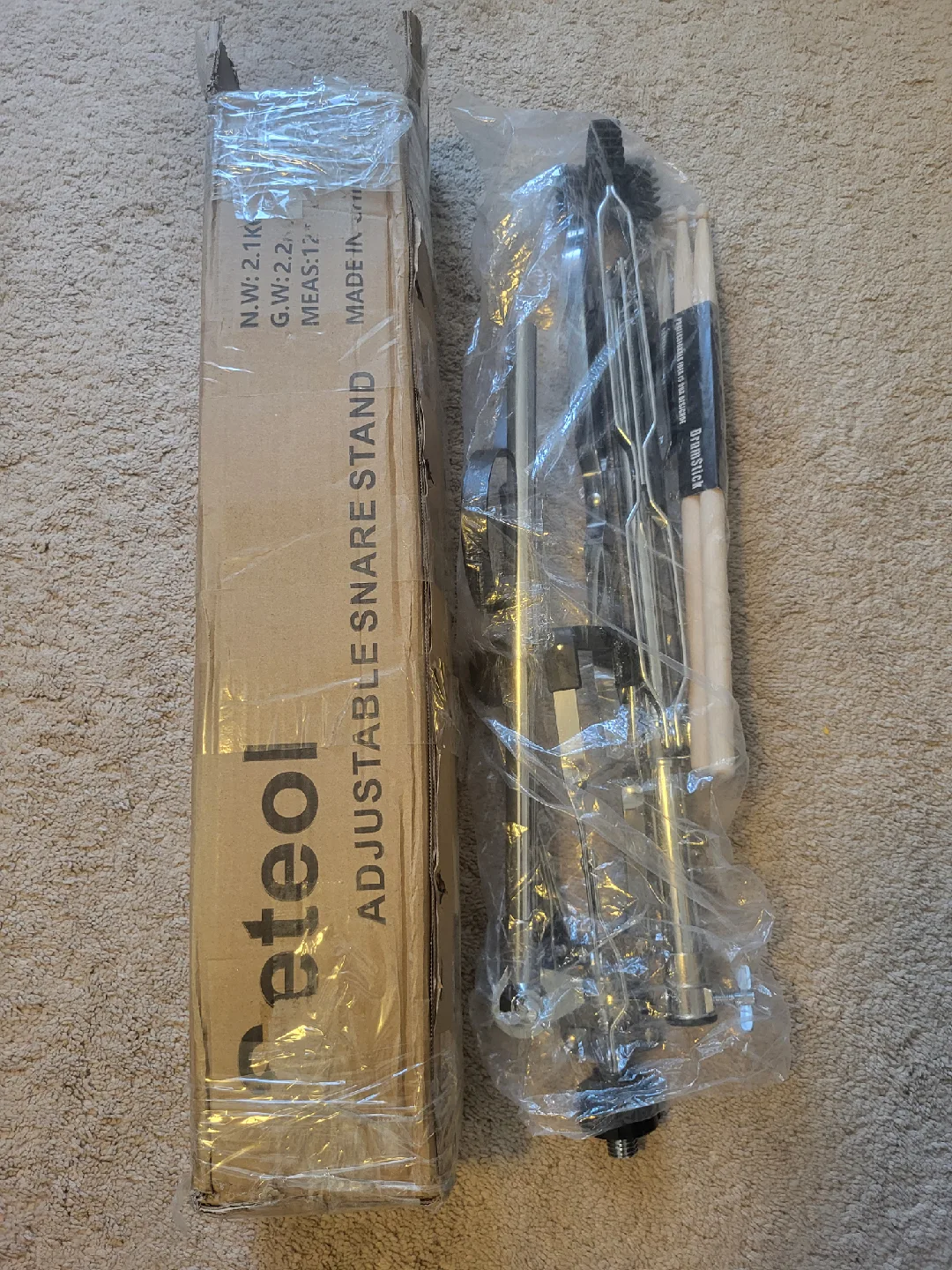 snare drum stand (New in box) image indicator(2)