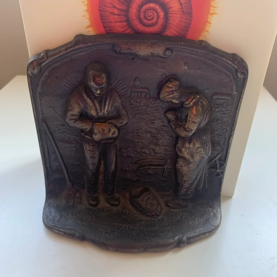 Beautiful antique bookends image indicator(6)