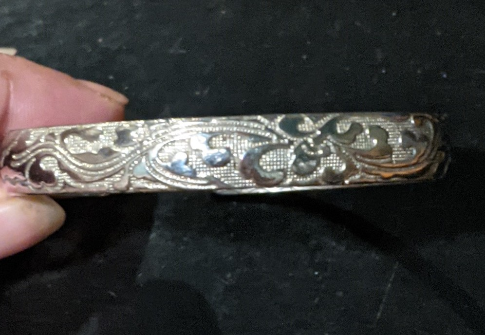 Silver Bangle Bracelet - photo 2