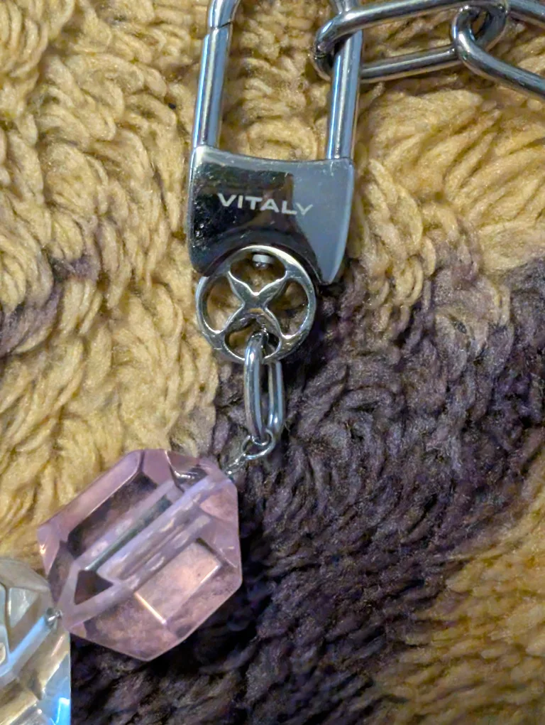 Vitaly Necklace with Pink and Clear Beads image indicator(3)