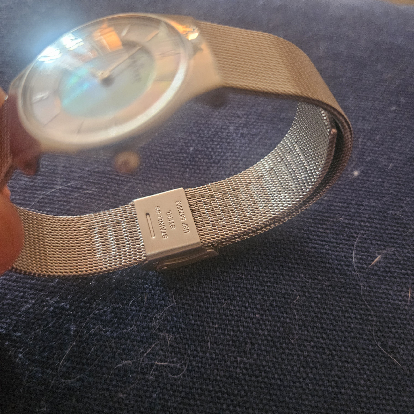Ladies Skagen-Denmark-Steel Mesh Watch - photo 4