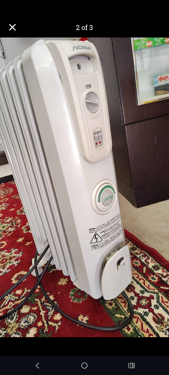 NOMA Comfort Zone Oil Filled Radiator Heater