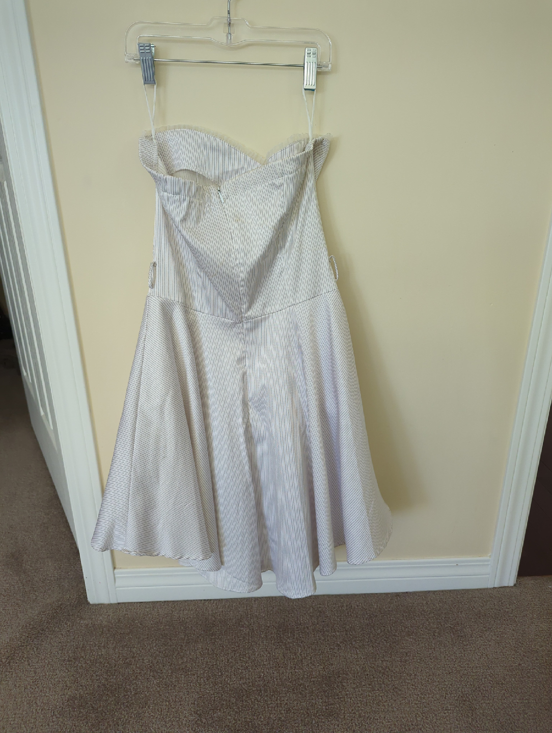 White Strapless Dress - photo 2