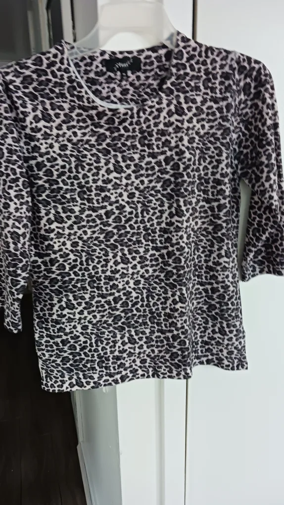 Fiori Leopard Print Top - Size M thumbnail