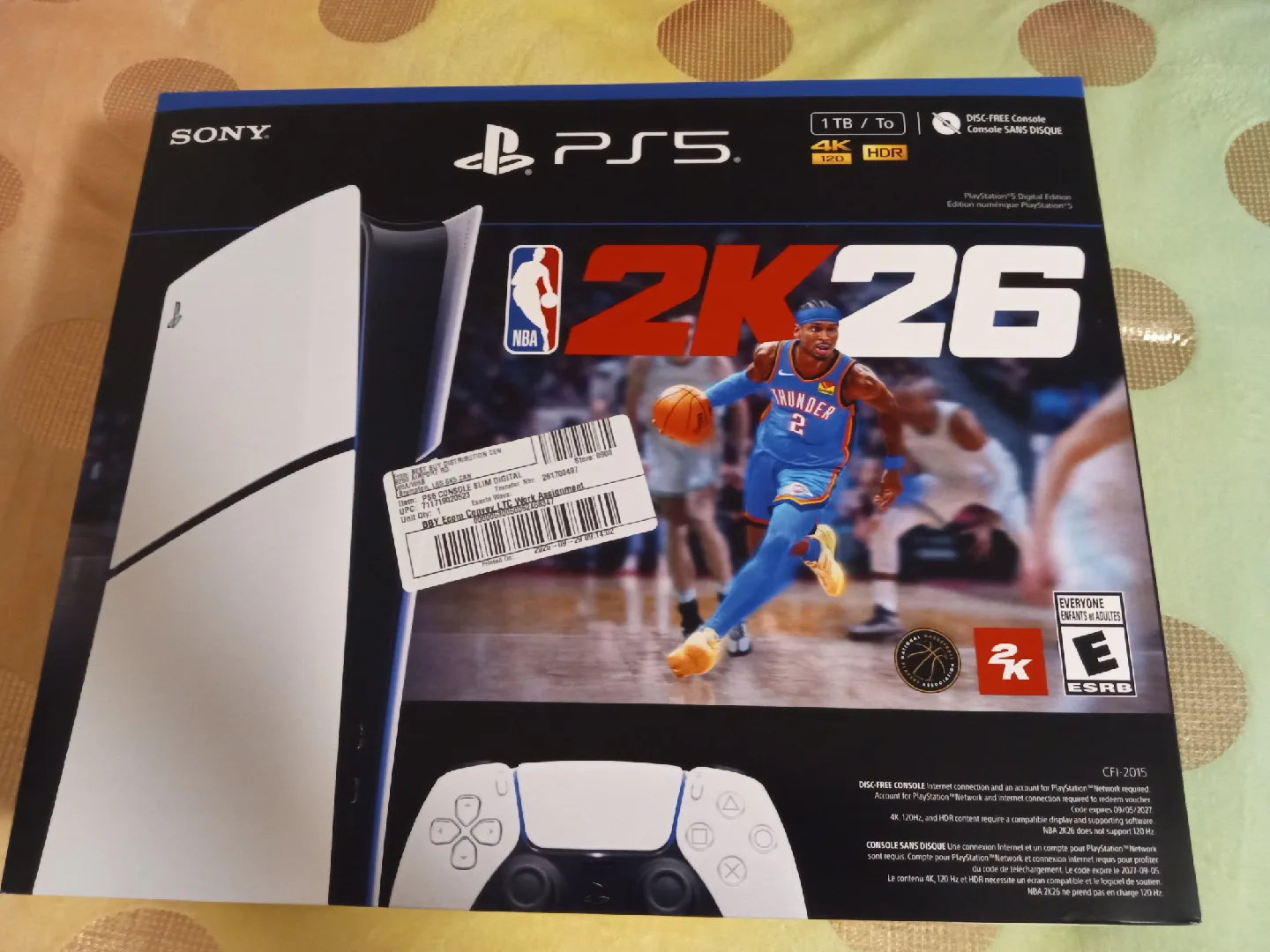 Sony PS5 Digital Edition NBA 2K25 Bundle thumbnail