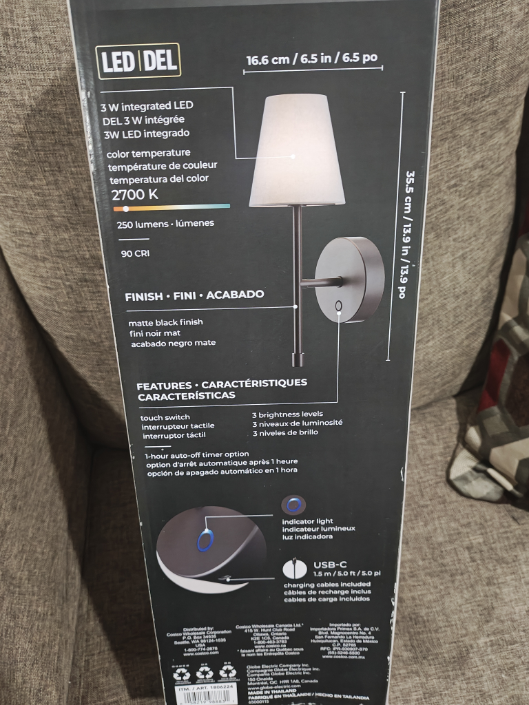Globe Rechargeable Sconces - 2 Pack - photo 4