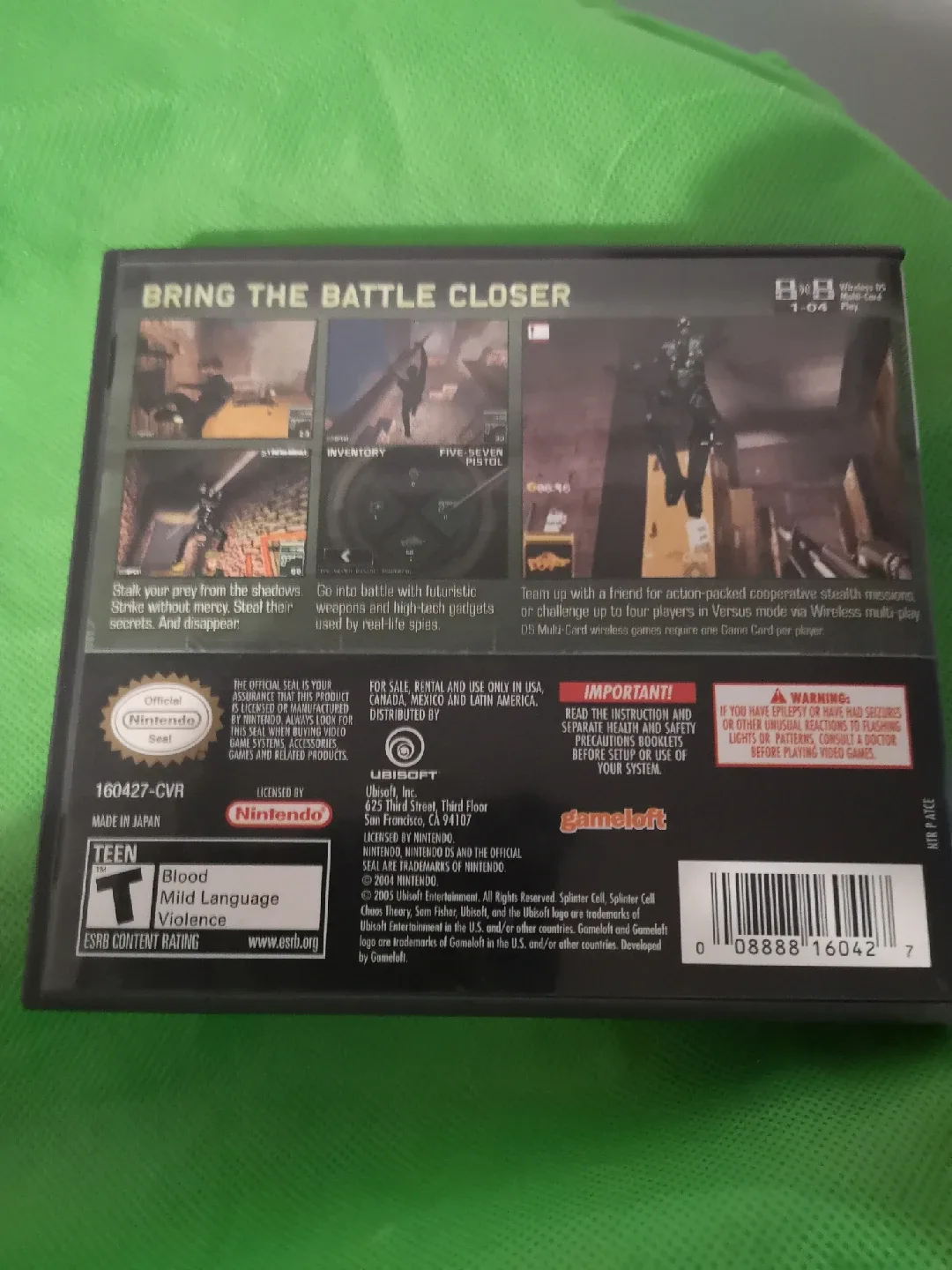 Tom Clancy's Splinter Cell: Chaos Theory - Nintendo DS image indicator(2)