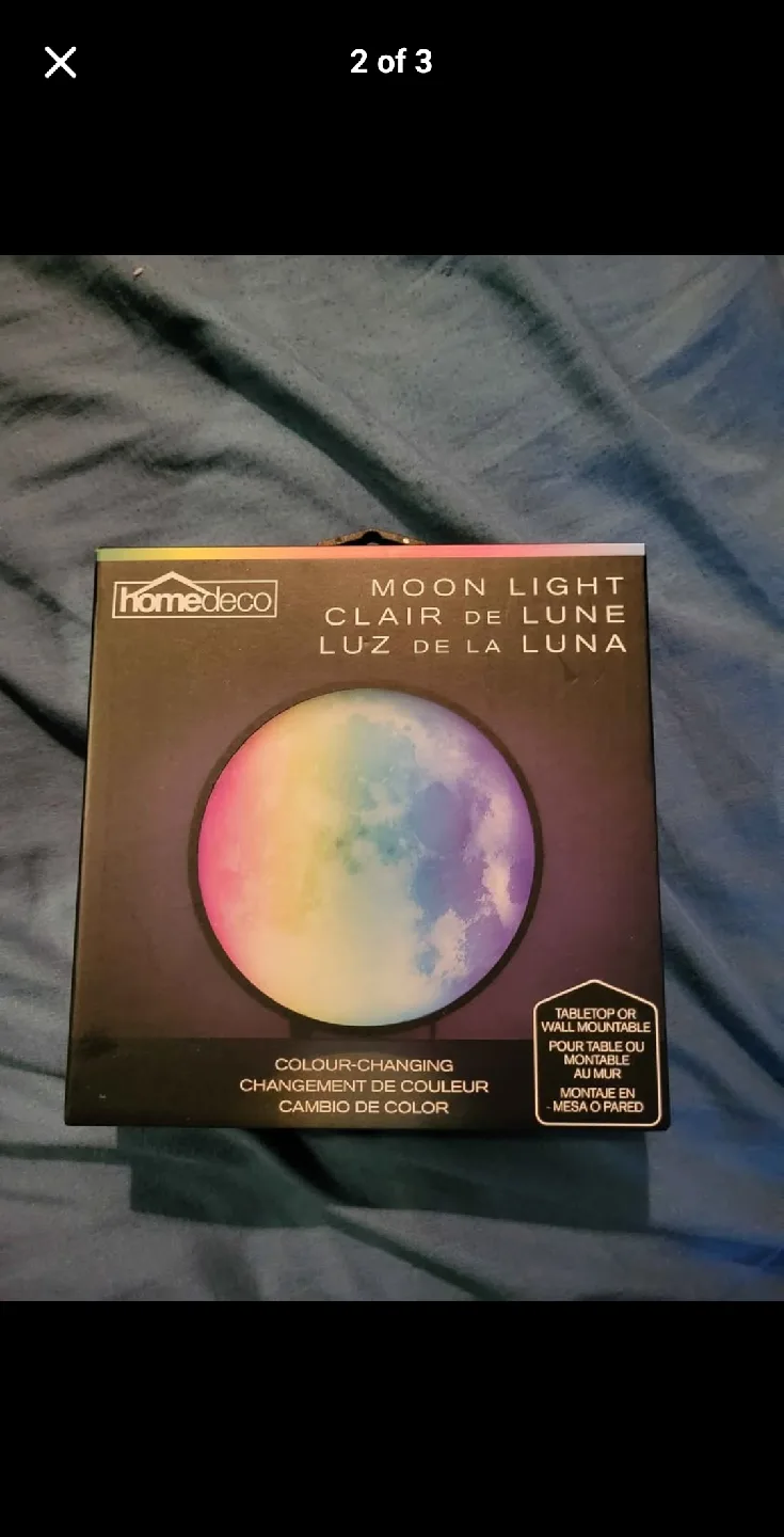 Home Deco Moon Light Colour-Changing image indicator(2)