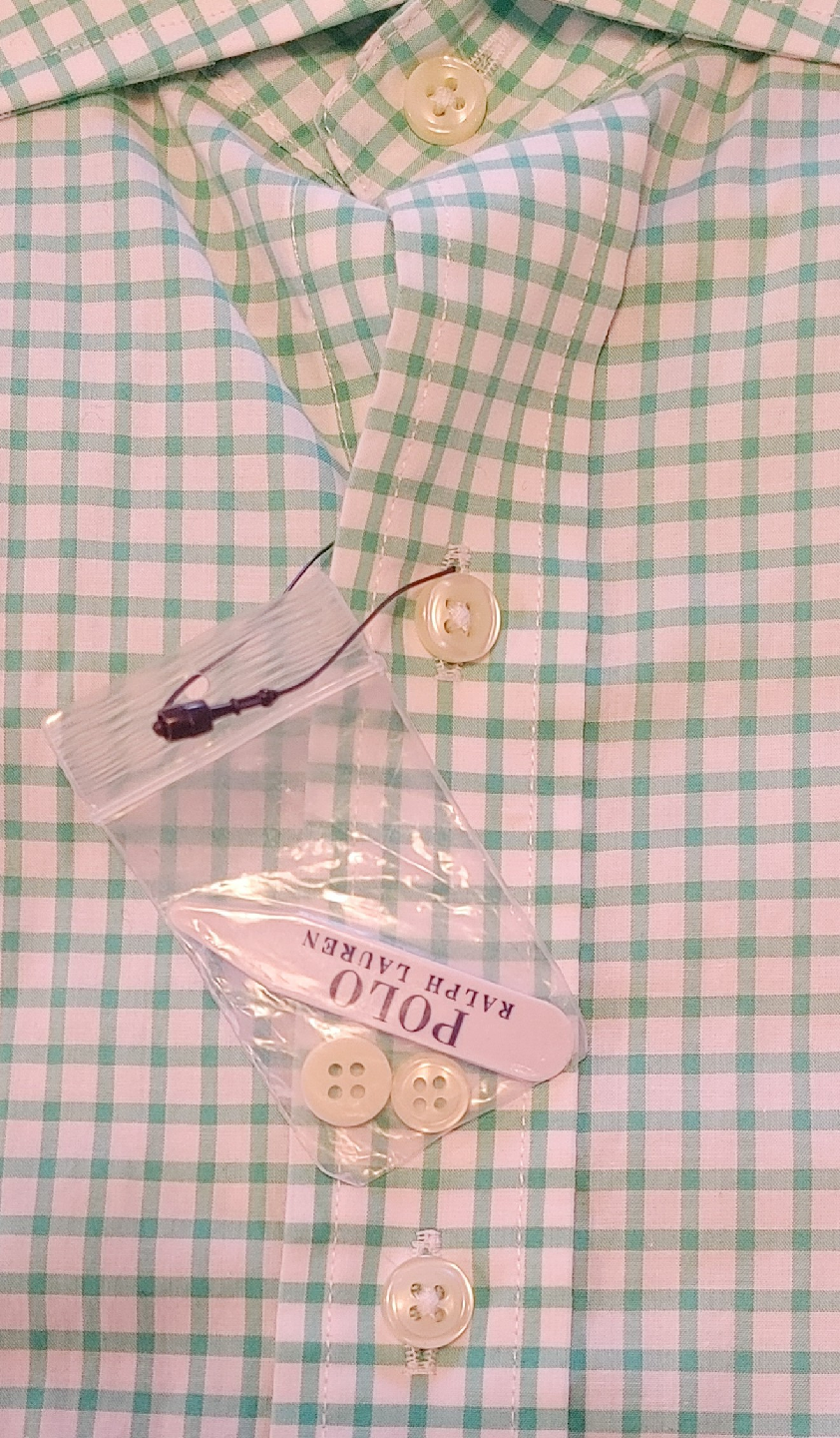 Polo Ralph Lauren Green Gingham Shirt - photo 4