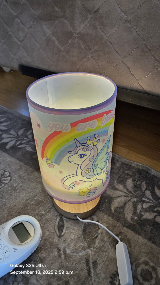 Unicorn Bedside Table Lamp - Kids Night Light - photo 3