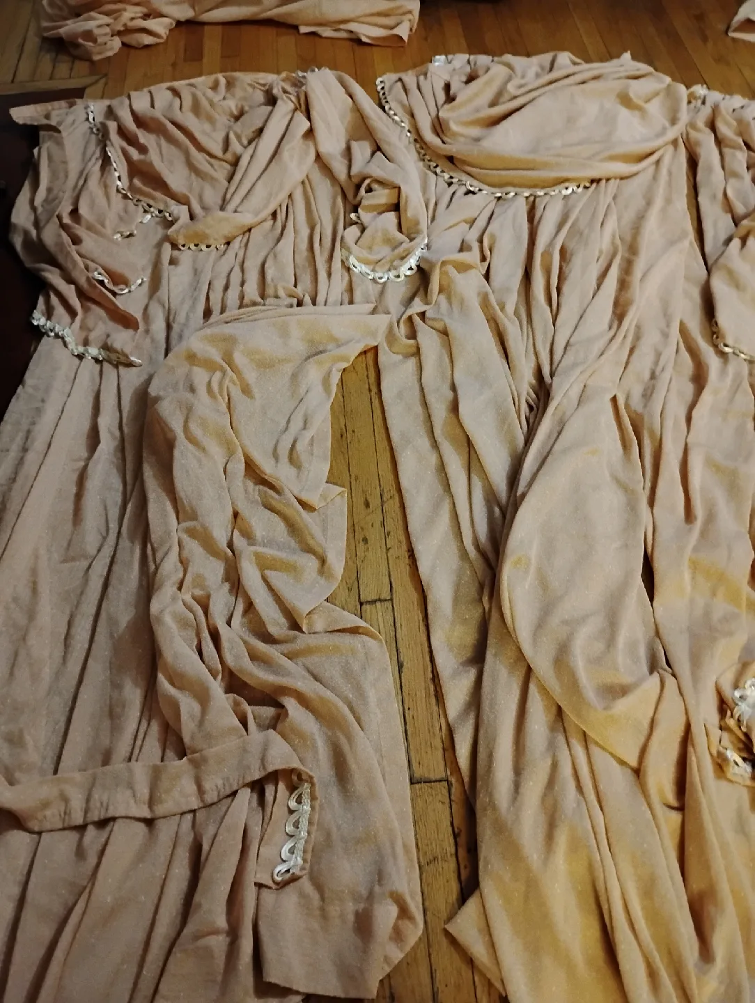 Peach Curtain Set image indicator(3)