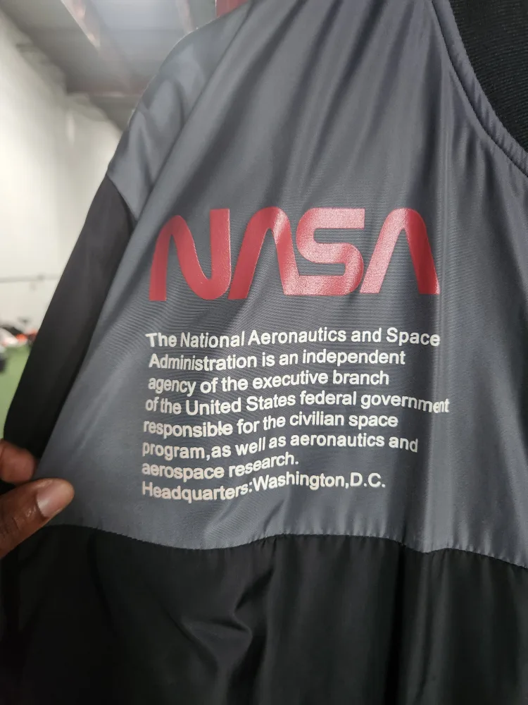 NASA Bomber Jacket - Black, Nylon & Aluminum image indicator(4)