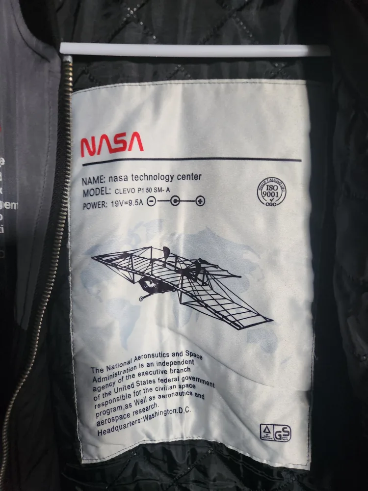 NASA Bomber Jacket - Black, Nylon & Aluminum image indicator(9)