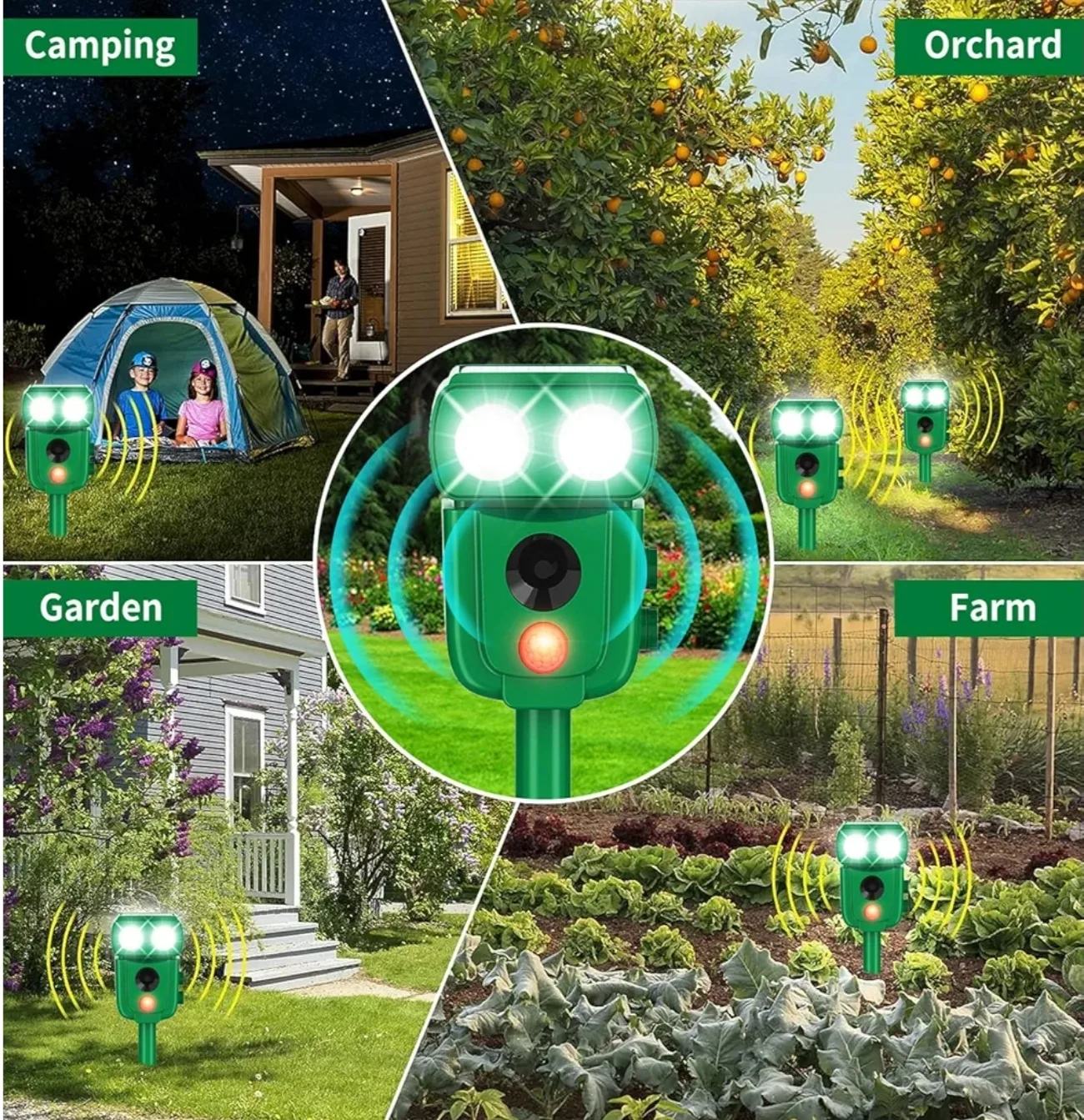 Animal Repeller with Solar Panel image indicator(7)