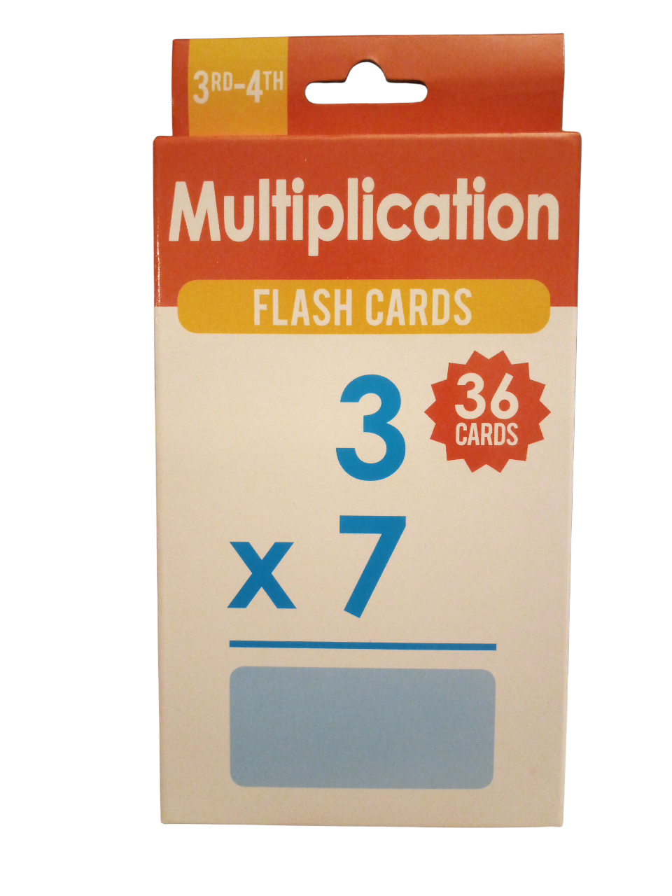 Multiplication Flash Cards for 3rd-4th Grade