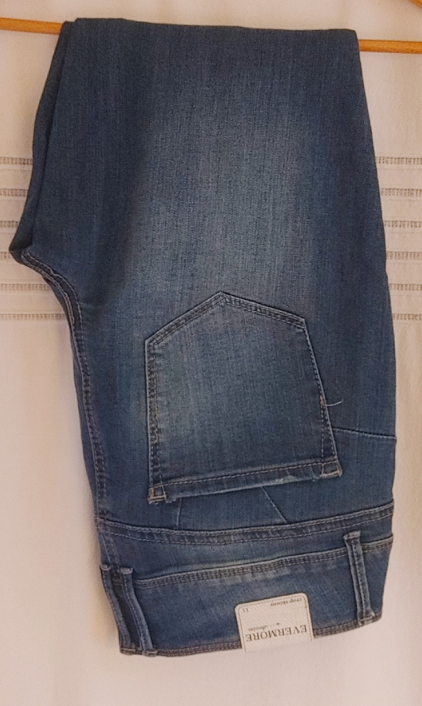 Evermore Denim Crop Skinny Jeans - Size 11 - photo 3