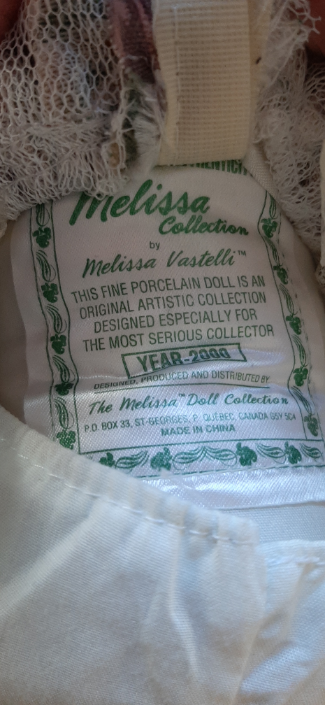 Vintage Porcelain Doll-Melissa Collection 2000. - photo 3