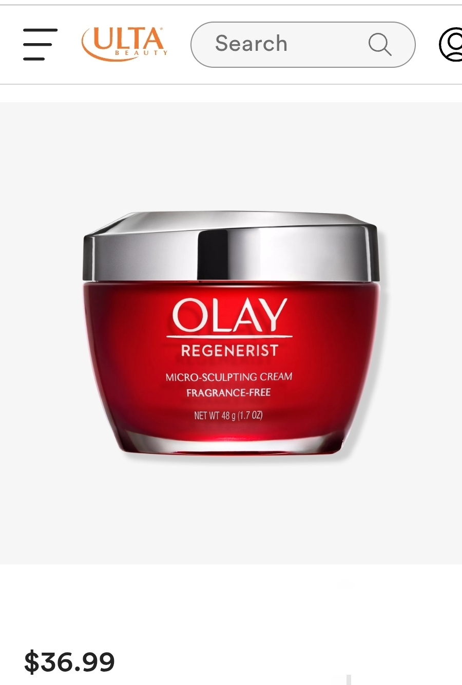 Olay Regenerist Micro-Sculpting Cream - New