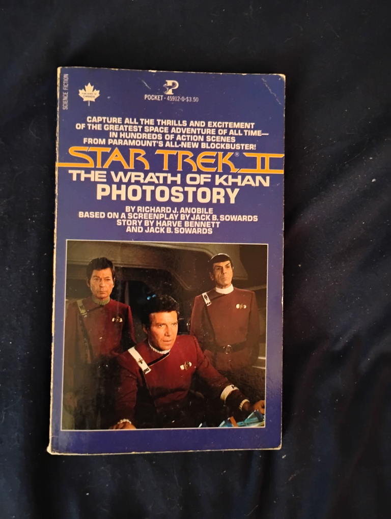 STAR TREK THE WRATH OF KHAN PHOTO STORY BOOK
