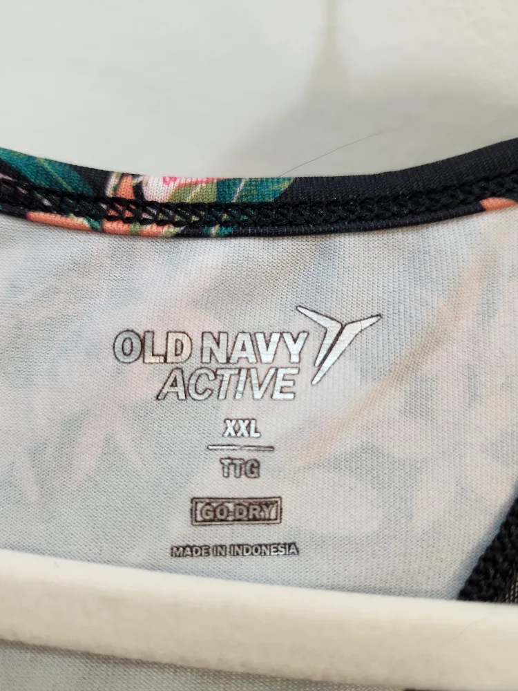 Old Navy Active XXL Floral Tank Top thumbnail
