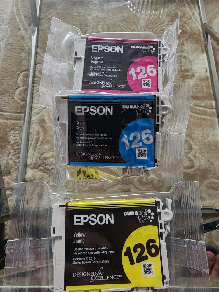 Epson 126 Ink Cartridge Set - Cyan, Magenta, Yellow - photo 3