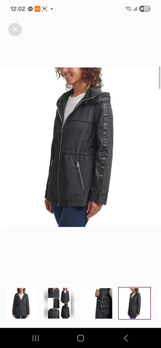 ladies  black  Karl Lagerfeld  jacket thumbnail