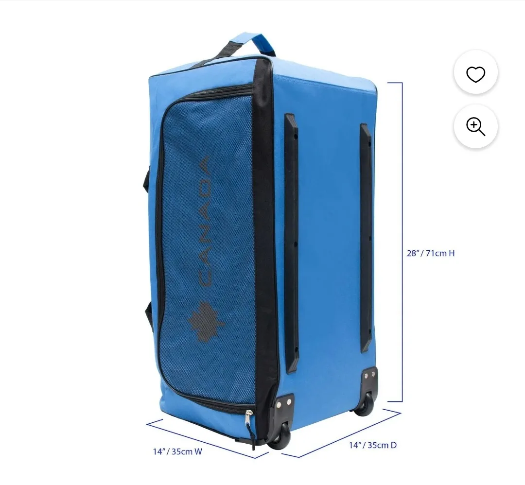 Blue Duffle Bag with wheels image indicator(3)