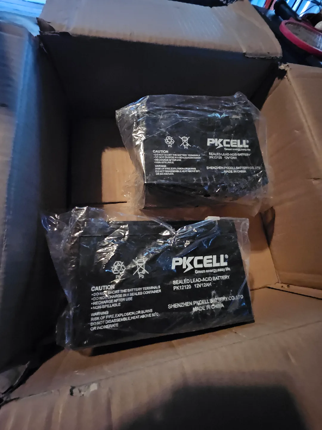 PKCELL Sealed Lead-Acid Battery PK12120 12V 12AH - New image indicator(3)