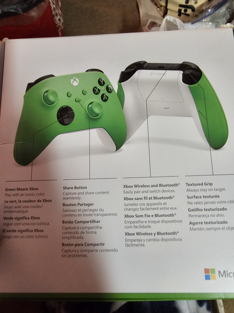 Xbox Velocity Green Wireless Controller (New) - photo 2
