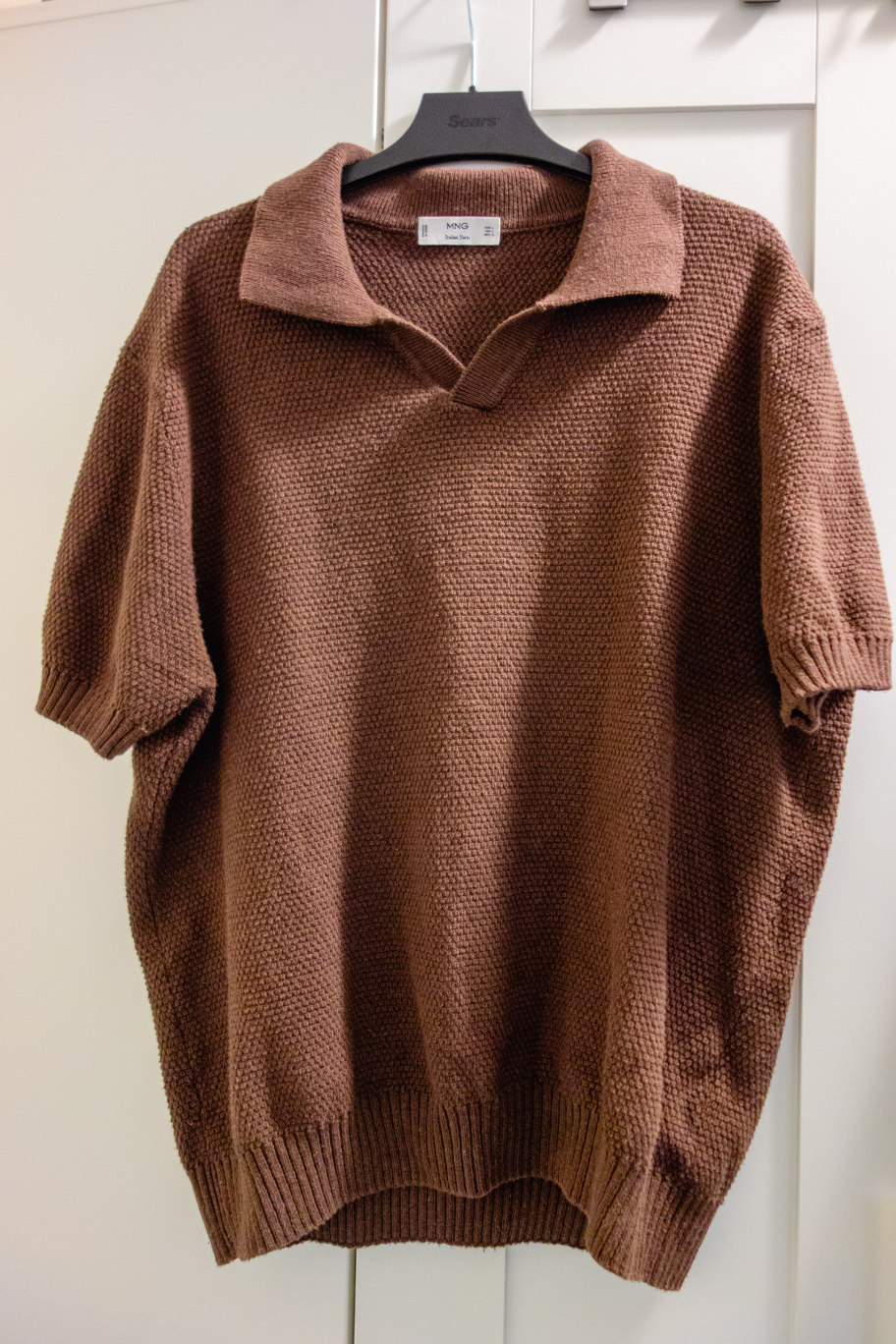 Textured Knit Polo