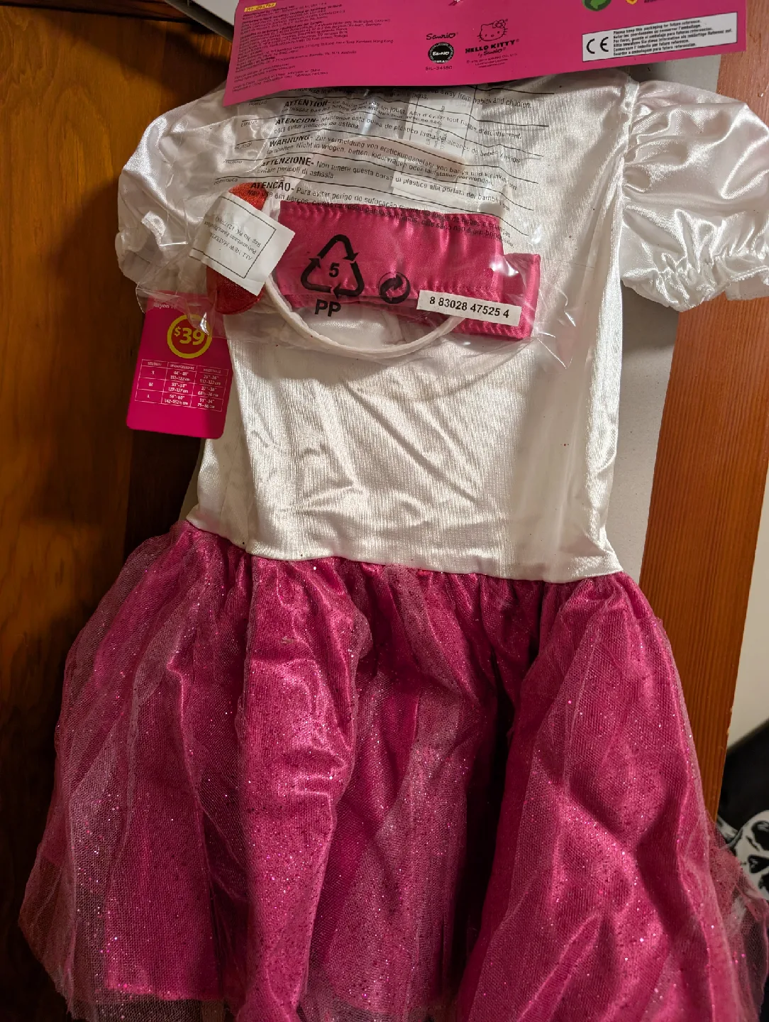 Hello Kitty Costume - Size Small med and large image indicator(2)