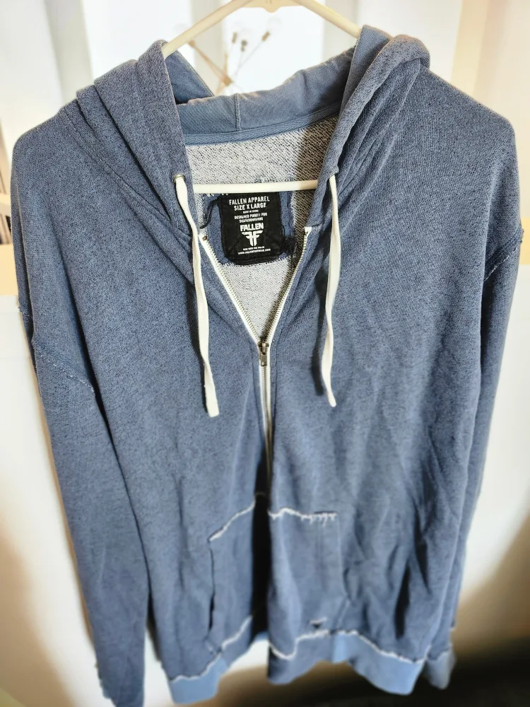 Fallen Apparel XL Zip Hoodie - Blue thumbnail