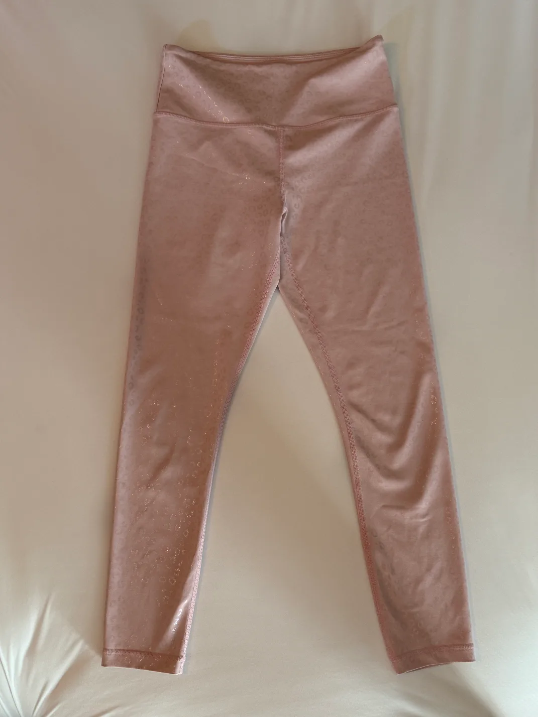 Zyia Active Light Pink Leopard Leggings - Size 4 thumbnail